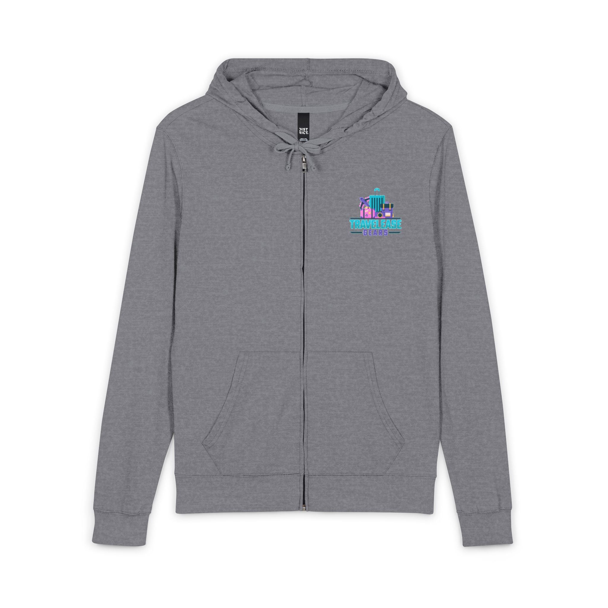 District® Unisex Jersey Full-Zip Hoodie