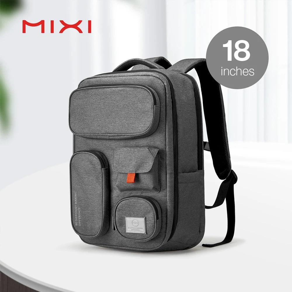 Mixi New Patent Design Multifunctional Travel Backpack Bag Unisex Waterproof 18 Inch M5015