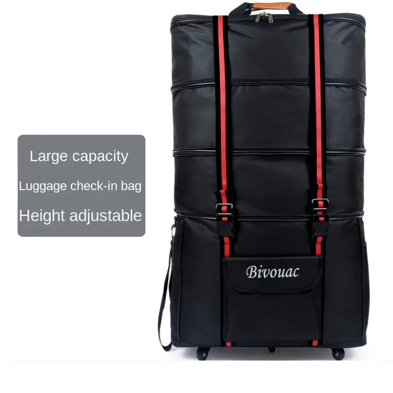 26/28/32/36 inch Extra Large Capacity Travel Bag Waterproof Oxford Cloth Foldable Luggage Bag Five wheels Travel Suitcase