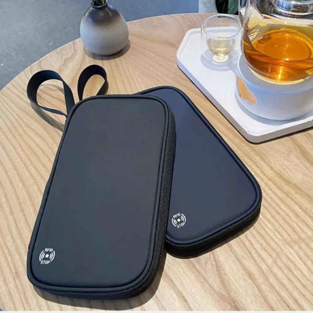 Travel Wallet Family Passport Holder Travel Documents Organizer Durable waterproof Passport Case with RFID Blocker for Men Women