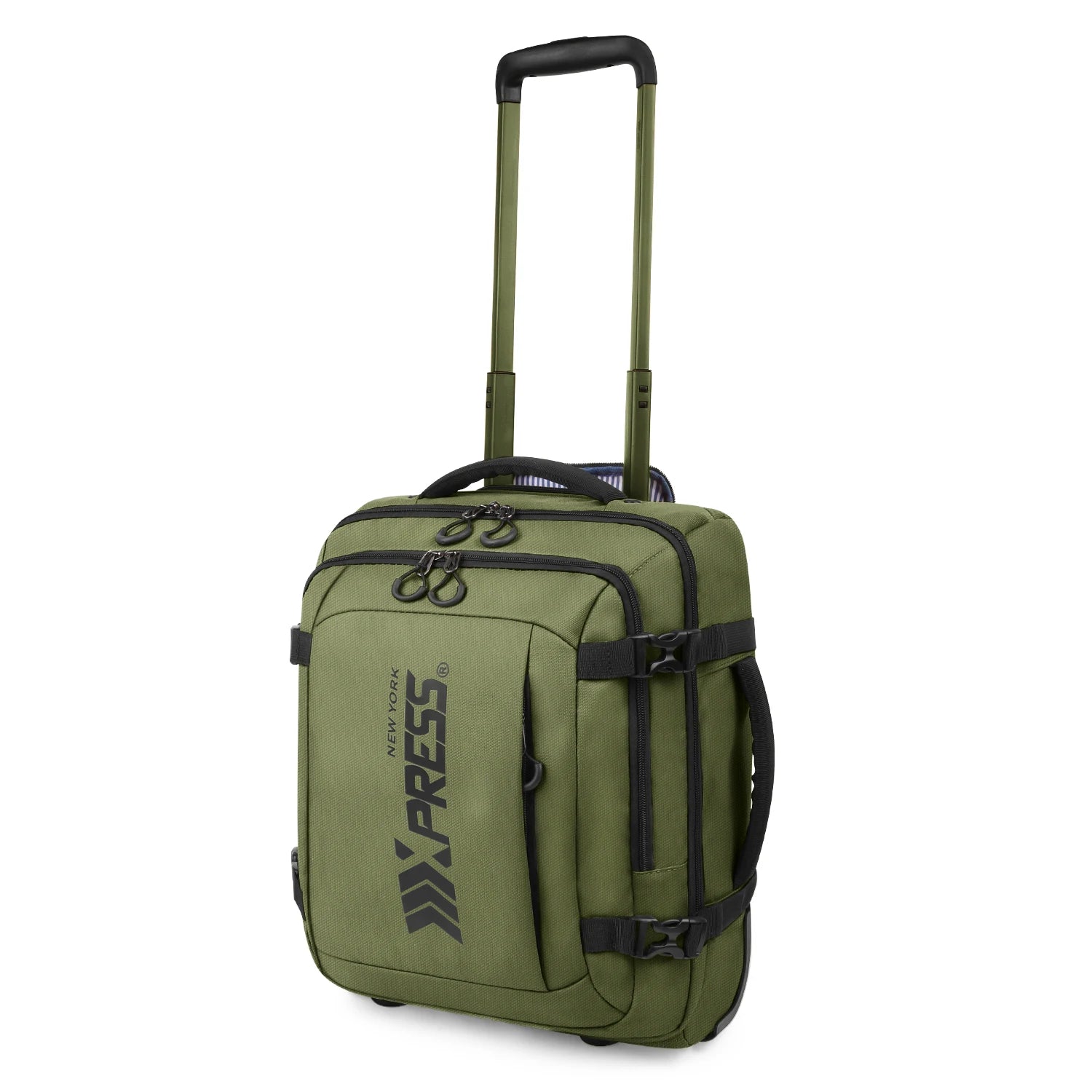 17" Carry On Luggage for Airplanes Lightweight Resistant Suitcase with Wheels for Business Trip & Short Distance Traveling