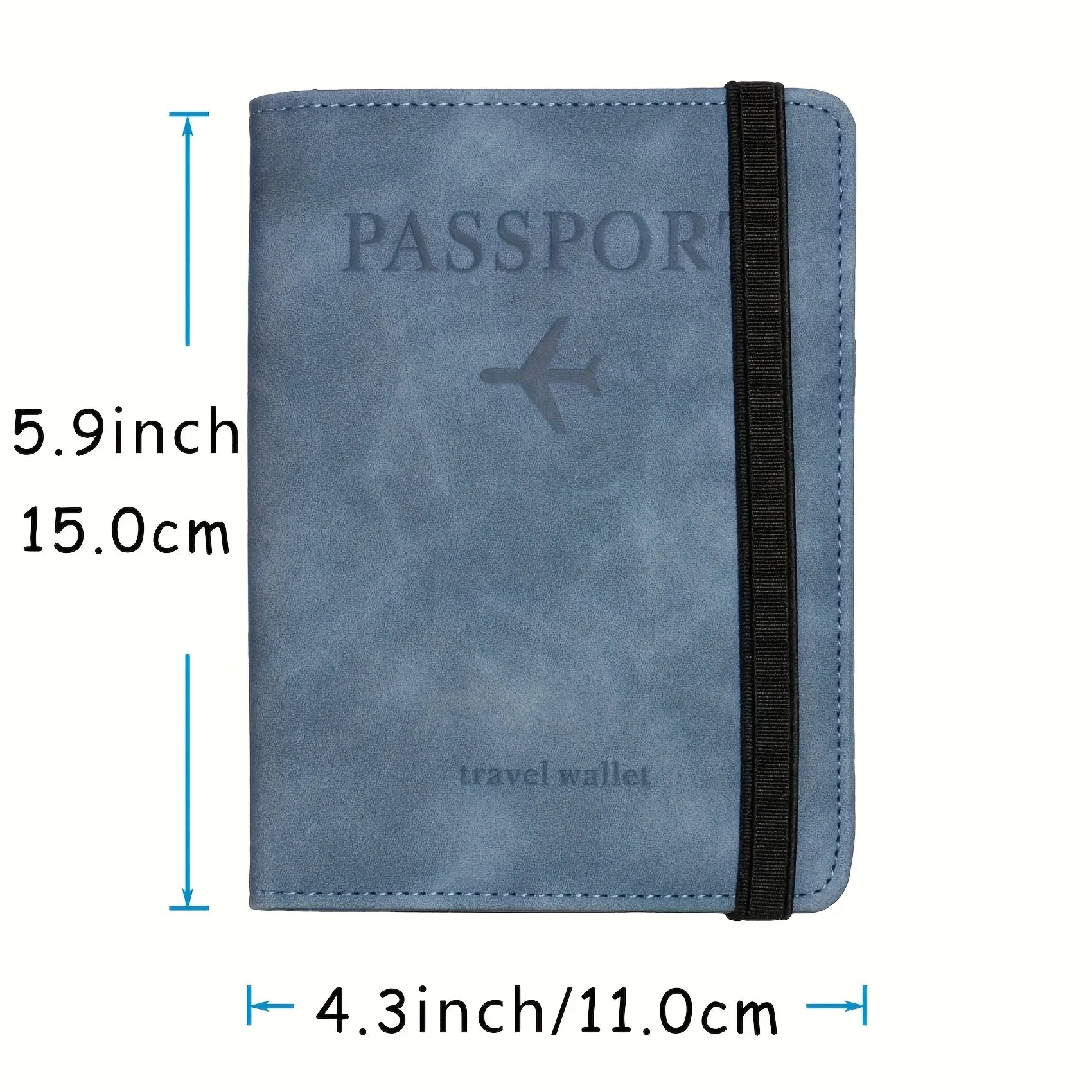 2025 Travel Passport Wallet Fashion Black Design with Multiple Card And Accessories Compartments Ideal for Business Trips And Ho