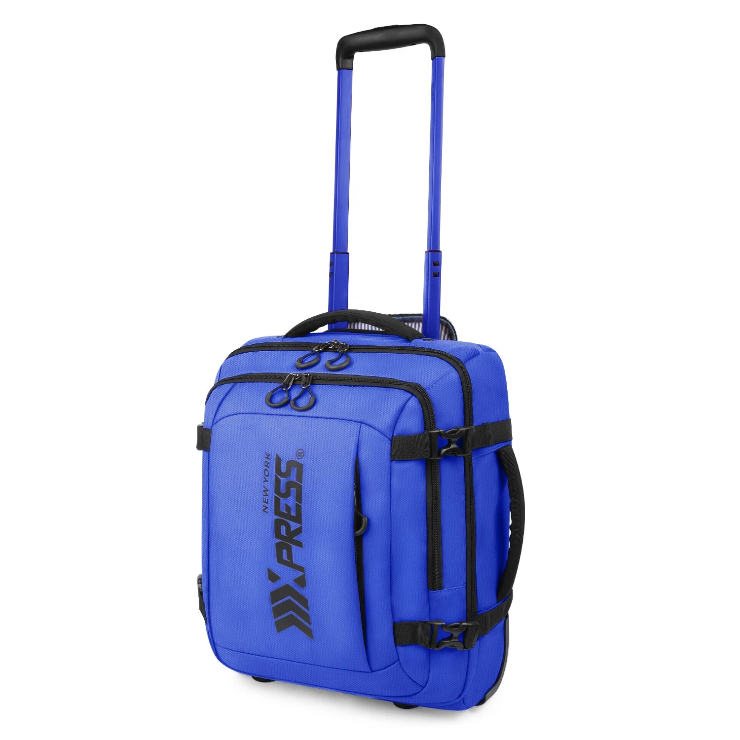 17" Carry On Luggage for Airplanes Lightweight Resistant Suitcase with Wheels for Business Trip & Short Distance Traveling