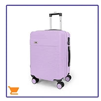 17" Carry On Luggage for Airplanes Lightweight Resistant Suitcase with Wheels for Business Trip & Short Distance Traveling