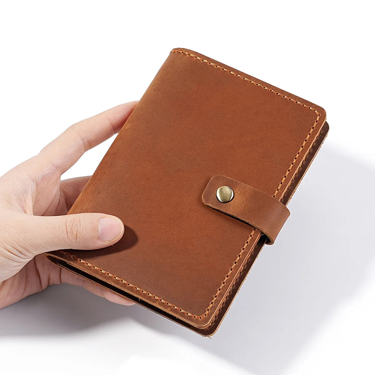Leather Passport Holder Handmade Passport Cover Travel Wallet Cover Case for Men and Women Travel Documents Organizer Protector