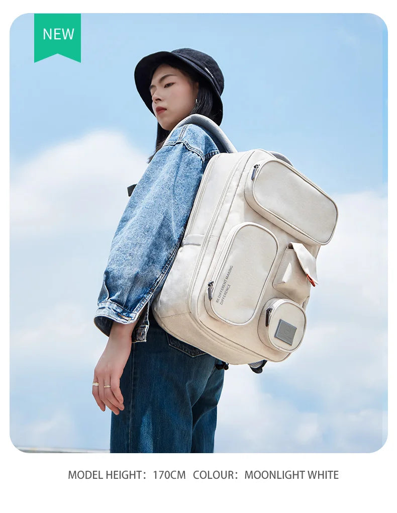 Mixi New Patent Design Multifunctional Travel Backpack Bag Unisex Waterproof 18 Inch M5015