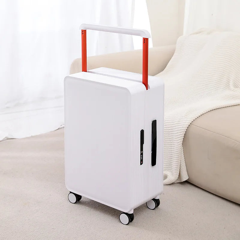 COLENARA Wide Pull Rod Luggage New Universal Wheel Travel Case Password Box 20 Inch Portable Cabin Boarding Case Pull Rod Box