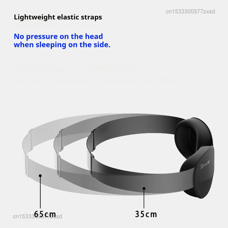 Dreamlight Travel Eye Mask Sleep Blackout 3D Stereoscopic Aid Portable Adjustable Concave Molded Soft Portable Breathable Mask