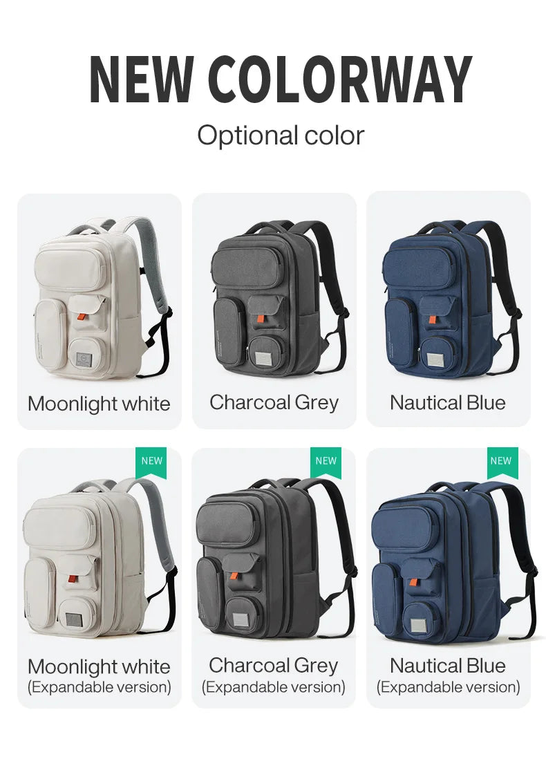 Mixi New Patent Design Multifunctional Travel Backpack Bag Unisex Waterproof 18 Inch M5015