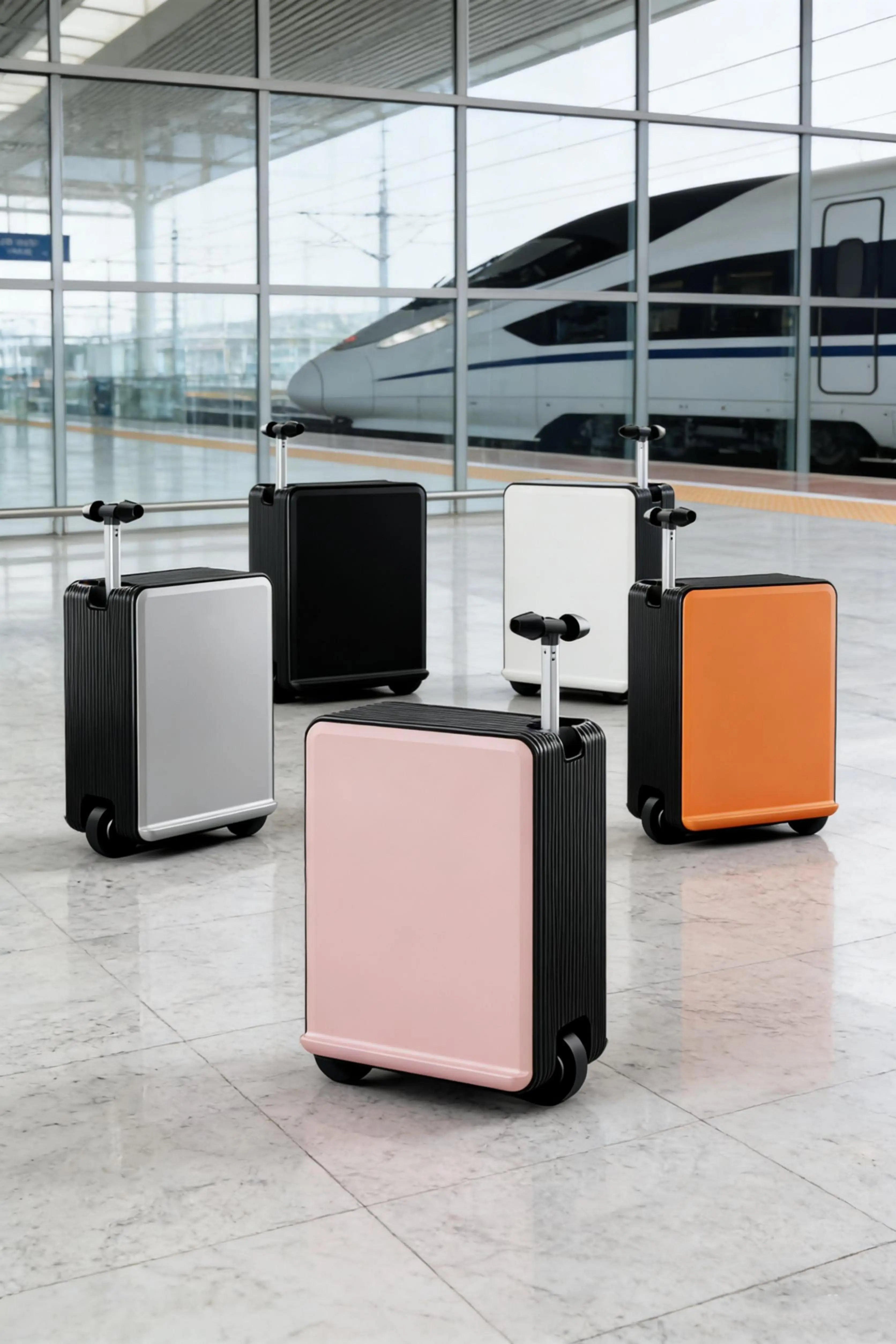 Carry-on Luggage Lightweight Rideable Electric Suitcase Multi-function Password Travel Business Trip Trolley