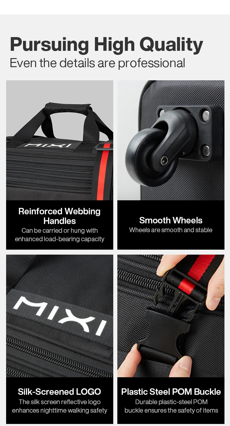 Mixi Expandable Large Capacity Foldable Travel Bag With Rolling Wheels Luggage Bag Duffel Bag M3015