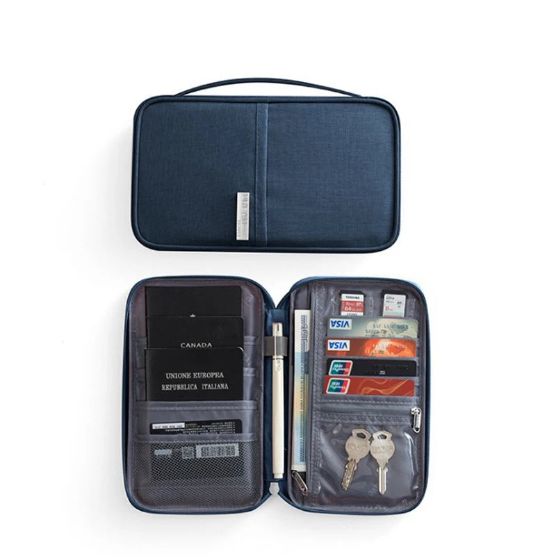 Hot Travel Wallet Family Passport Holder Unisex Travel Accessories Waterproof Document Organizer Case Bag ID Credit Cardholder