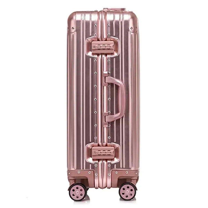 COLENARA Cabin Suitcase Large Capacity Luggage Case 20 "All-aluminum Magnesium Alloy Boarding Box 24"26"29" Men's Luggage