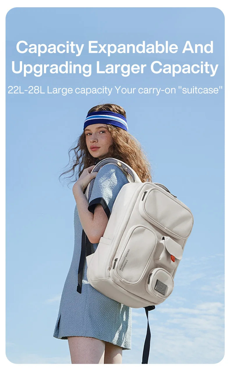Mixi New Patent Design Multifunctional Travel Backpack Bag Unisex Waterproof 18 Inch M5015