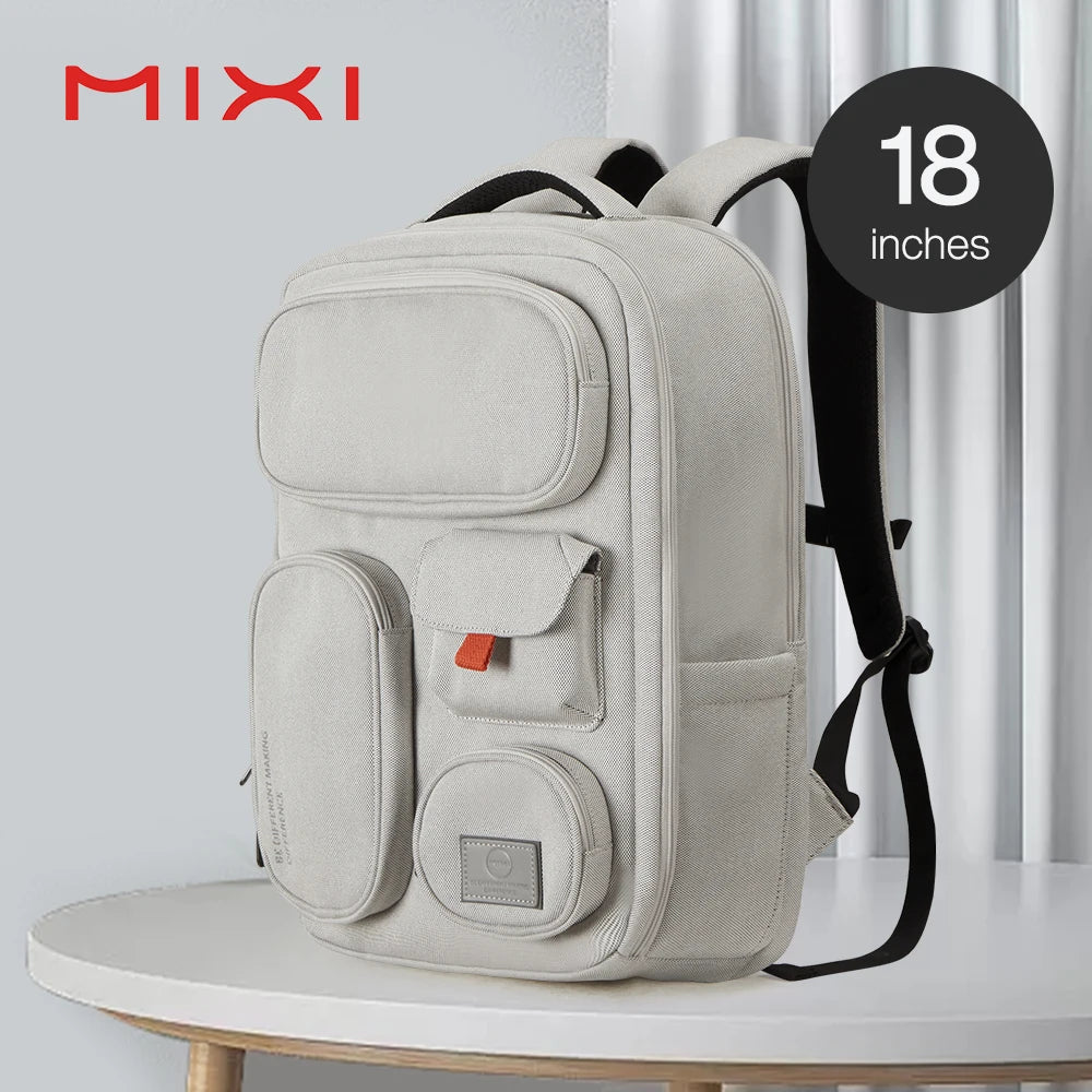 Mixi New Patent Design Multifunctional Travel Backpack Bag Unisex Waterproof 18 Inch M5015