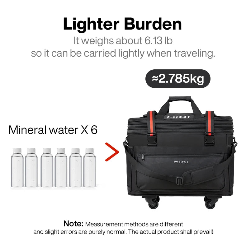 Mixi Expandable Large Capacity Foldable Travel Bag With Rolling Wheels Luggage Bag Duffel Bag M3015
