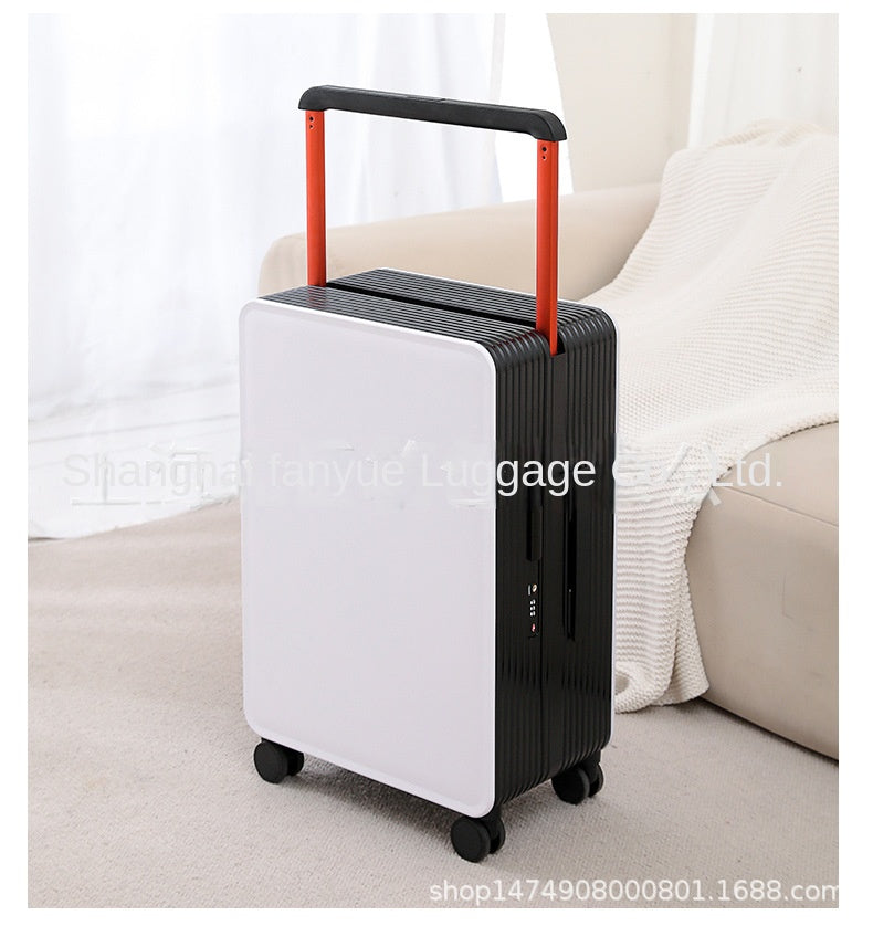 COLENARA Wide Pull Rod Luggage New Universal Wheel Travel Case Password Box 20 Inch Portable Cabin Boarding Case Pull Rod Box