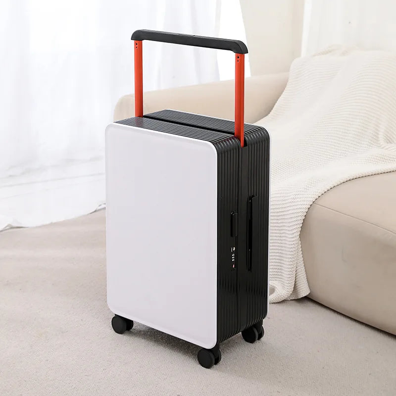 COLENARA Wide Pull Rod Luggage New Universal Wheel Travel Case Password Box 20 Inch Portable Cabin Boarding Case Pull Rod Box