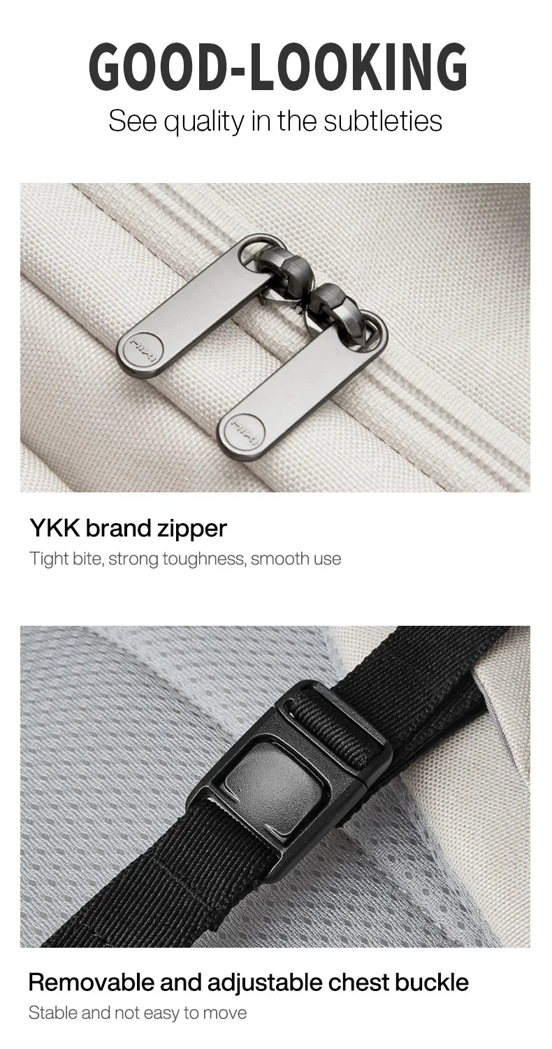 Mixi New Patent Design Multifunctional Travel Backpack Bag Unisex Waterproof 18 Inch M5015