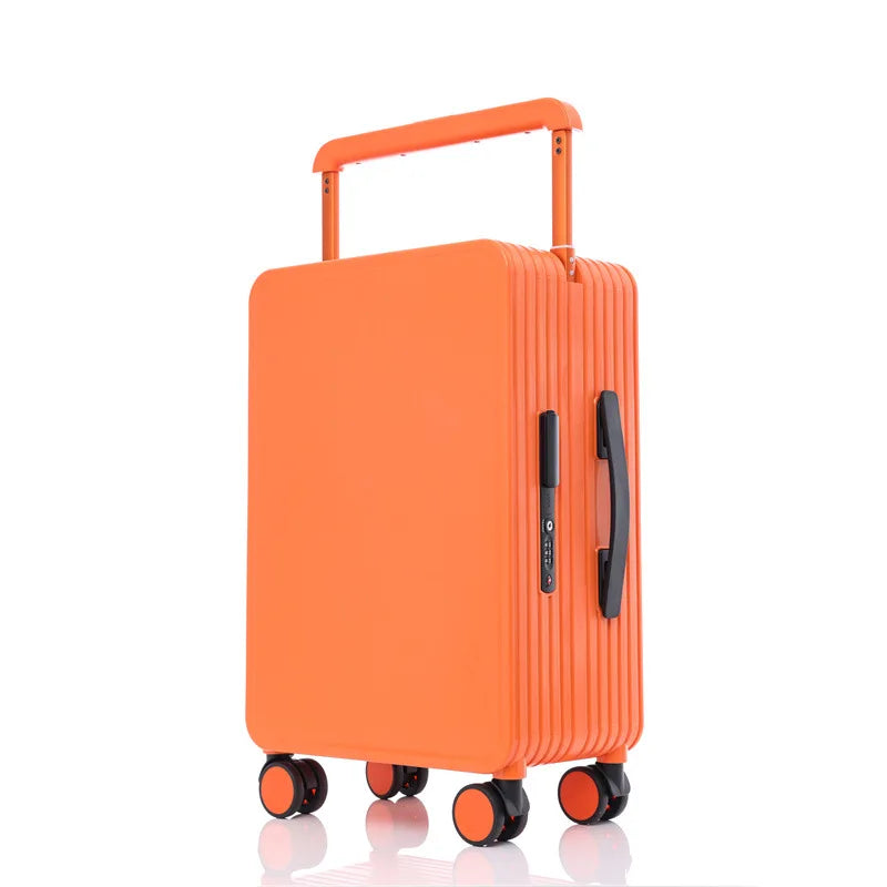 BunnyFly Luggage Trendy Wide Trolley Spinner Outdoor Large Capacity Travel  Suitcase Luggage Universal Wheel Carry on Suitcase