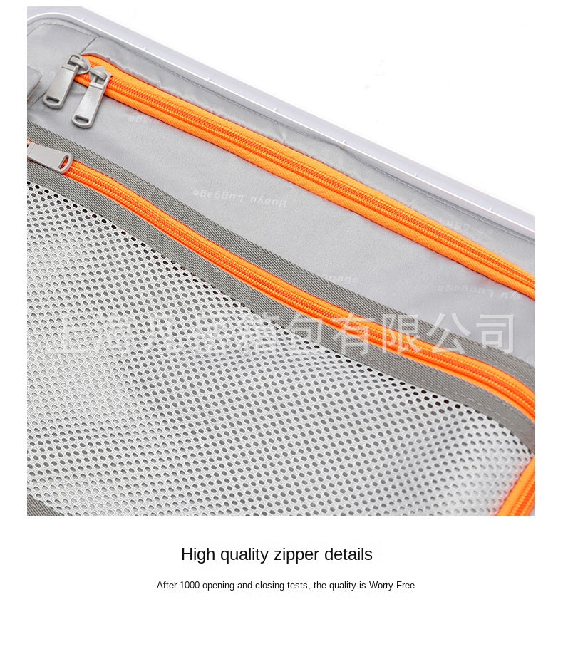 COLENARA Wide Pull Rod Luggage New Universal Wheel Travel Case Password Box 20 Inch Portable Cabin Boarding Case Pull Rod Box