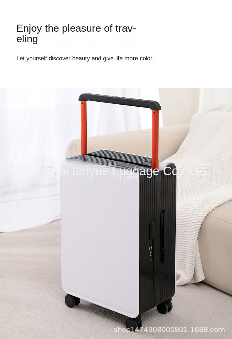 COLENARA Wide Pull Rod Luggage New Universal Wheel Travel Case Password Box 20 Inch Portable Cabin Boarding Case Pull Rod Box