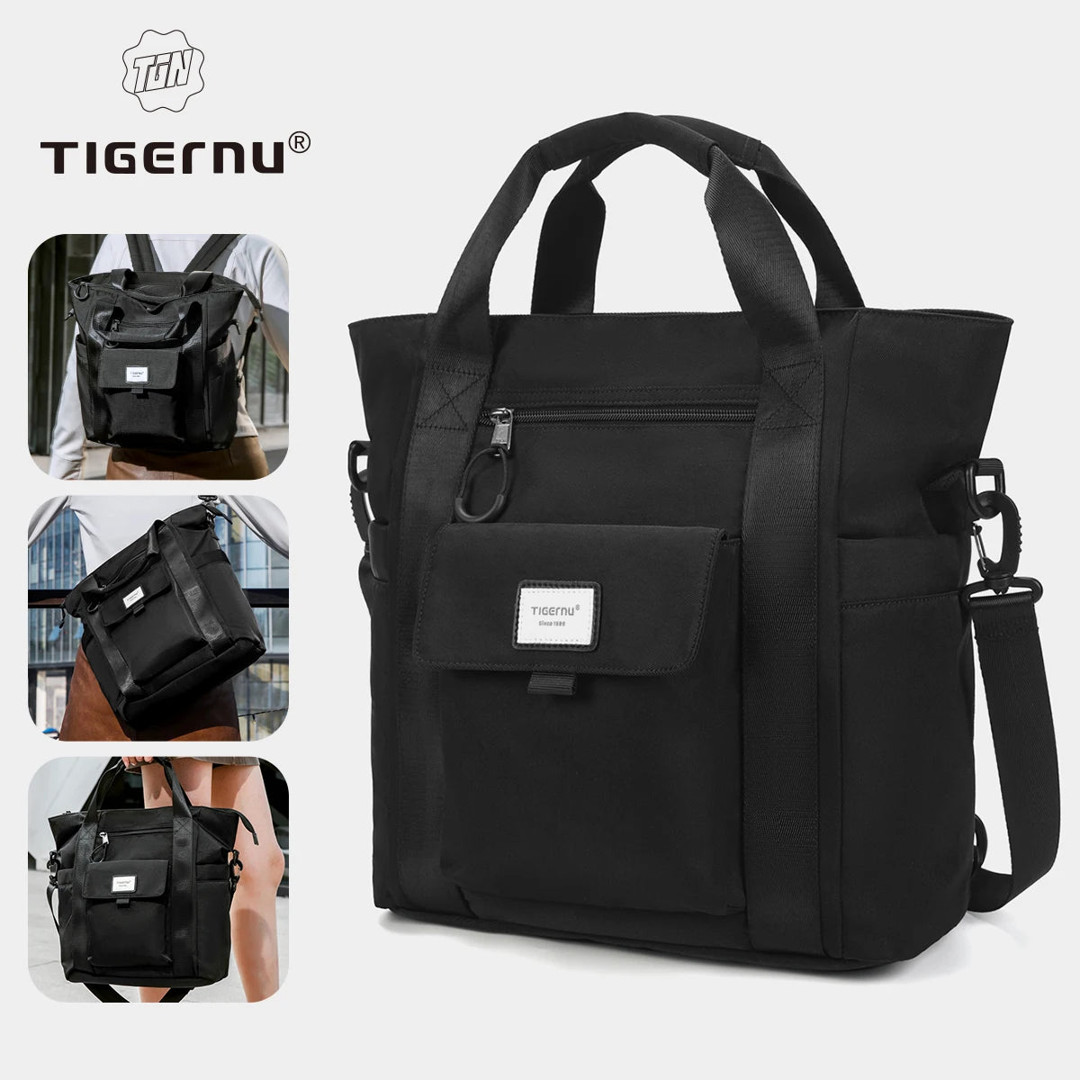 Tigernu Women Backpacks 3 In 1 Bags For Girls Backpack Fashion Shoulder Bags Female Travel Bag Handbags 14inch Laptop Backpack
