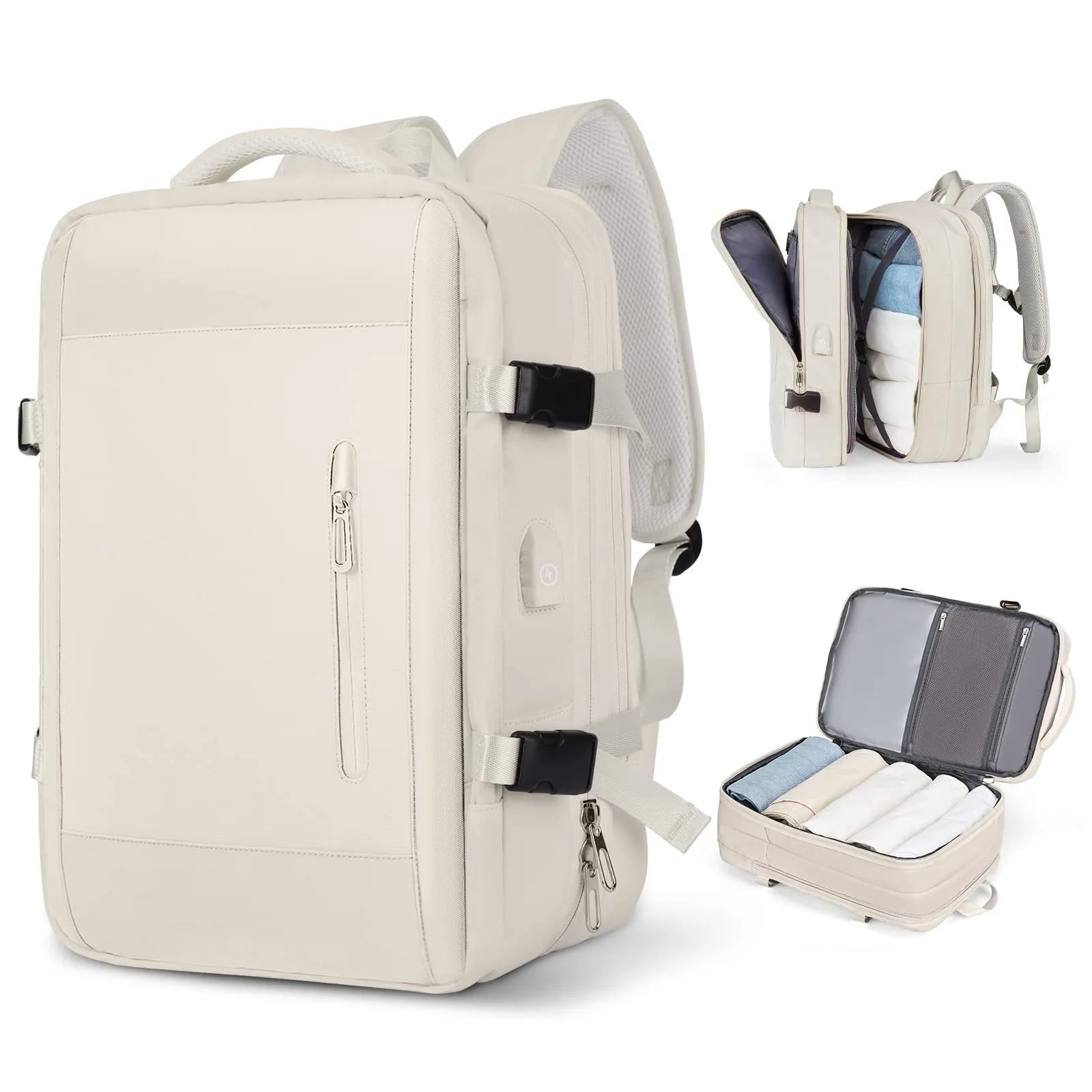Large Capacity Travel Backpack Men and Women Laptop Bag Multifunctional Man Business Trip Expandable Airplane Backpacks