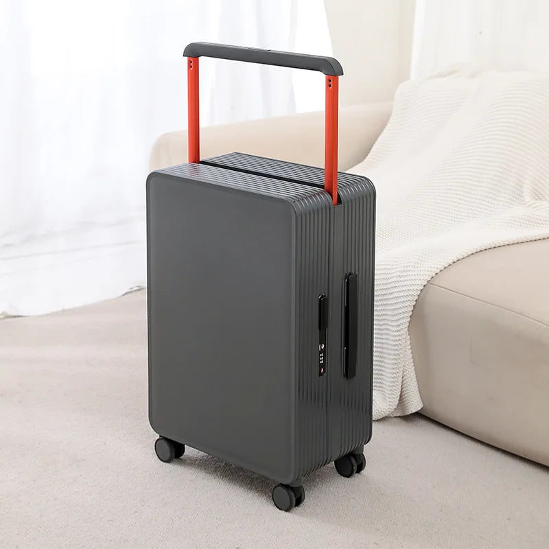 COLENARA Wide Pull Rod Luggage New Universal Wheel Travel Case Password Box 20 Inch Portable Cabin Boarding Case Pull Rod Box