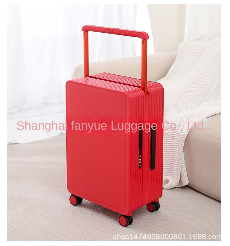 COLENARA Wide Pull Rod Luggage New Universal Wheel Travel Case Password Box 20 Inch Portable Cabin Boarding Case Pull Rod Box