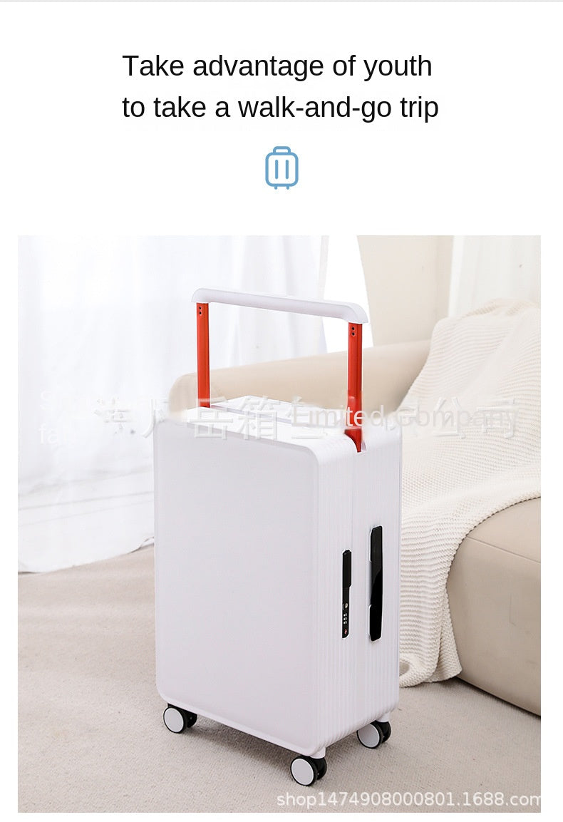 COLENARA Wide Pull Rod Luggage New Universal Wheel Travel Case Password Box 20 Inch Portable Cabin Boarding Case Pull Rod Box