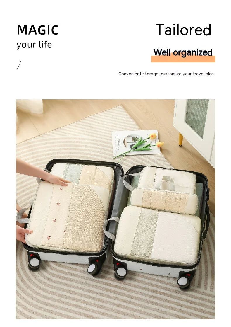 Compression Packing Cubes for Suitcases Travel Accessories Expandable Packing Organizers Lightweight Travel Organizer Cubes