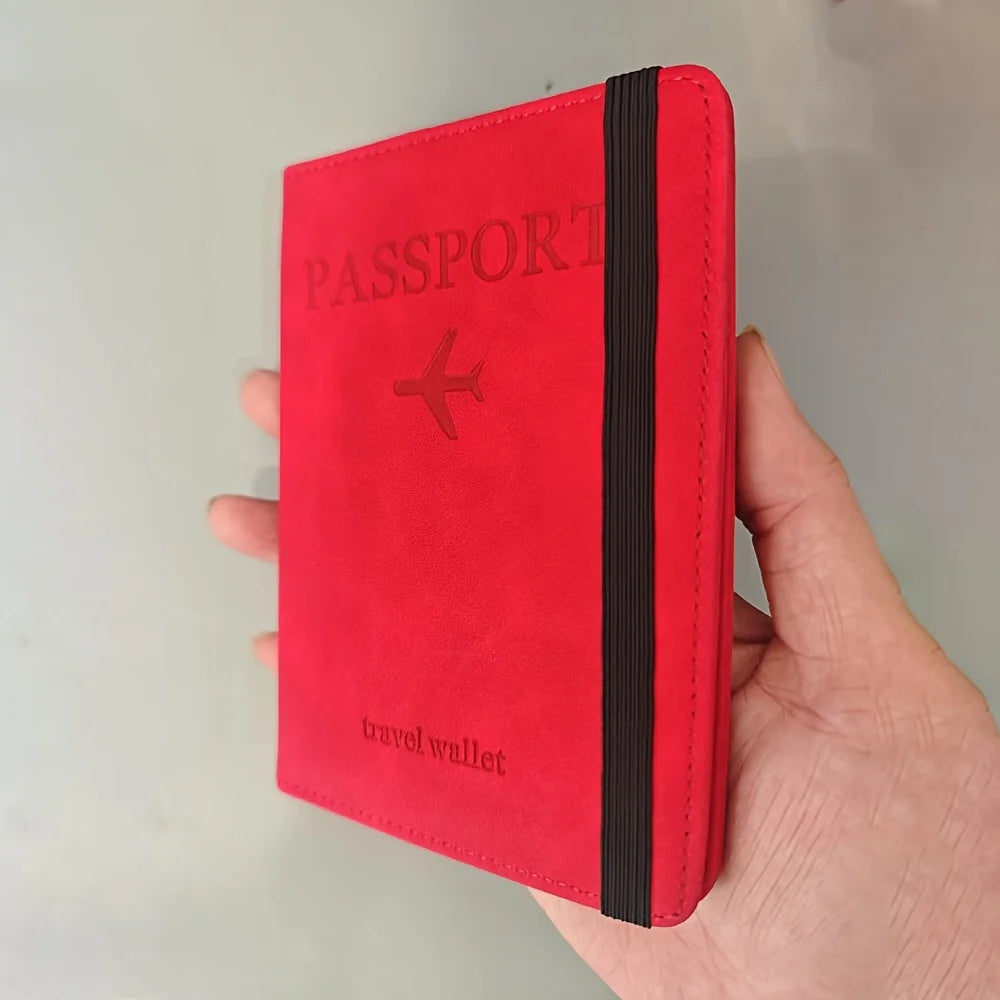 2025 Travel Passport Wallet Fashion Black Design with Multiple Card And Accessories Compartments Ideal for Business Trips And Ho