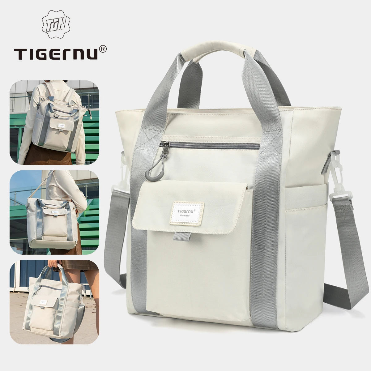 Tigernu Women Backpacks 3 In 1 Bags For Girls Backpack Fashion Shoulder Bags Female Travel Bag Handbags 14inch Laptop Backpack