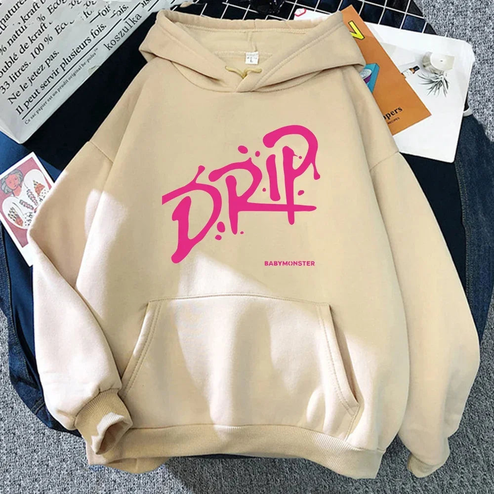 2026 Dripping Hoodies Retro Unisex Harajuku Aesthetic Hoodie Suitable for Men and Women Autumn Winter