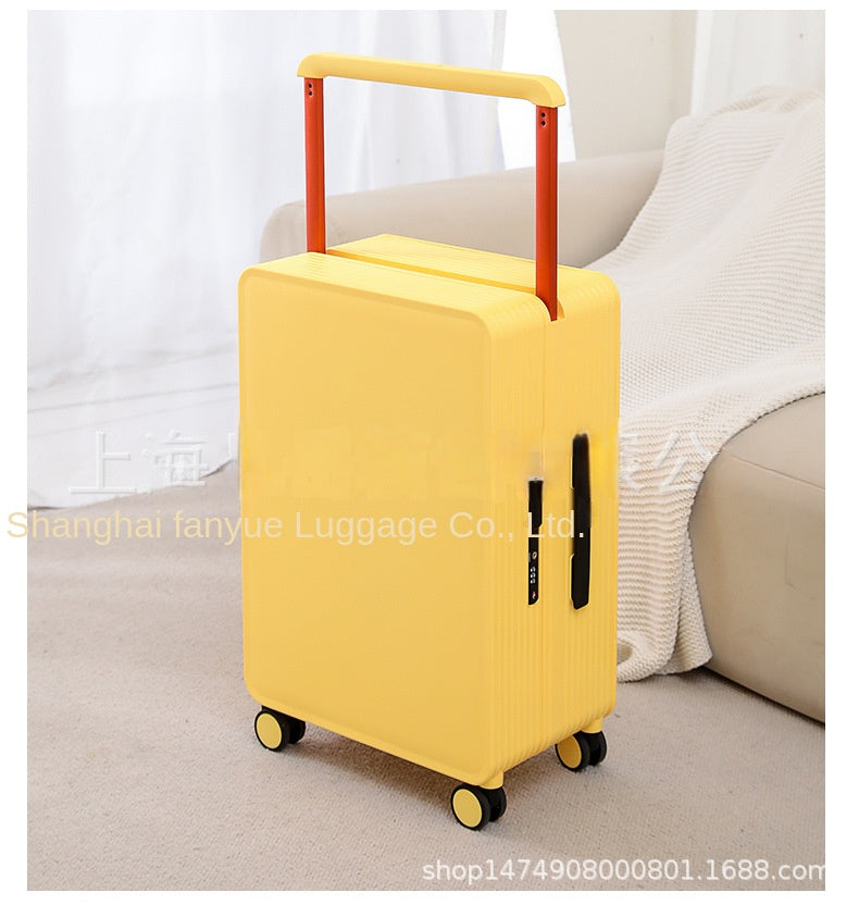 COLENARA Wide Pull Rod Luggage New Universal Wheel Travel Case Password Box 20 Inch Portable Cabin Boarding Case Pull Rod Box