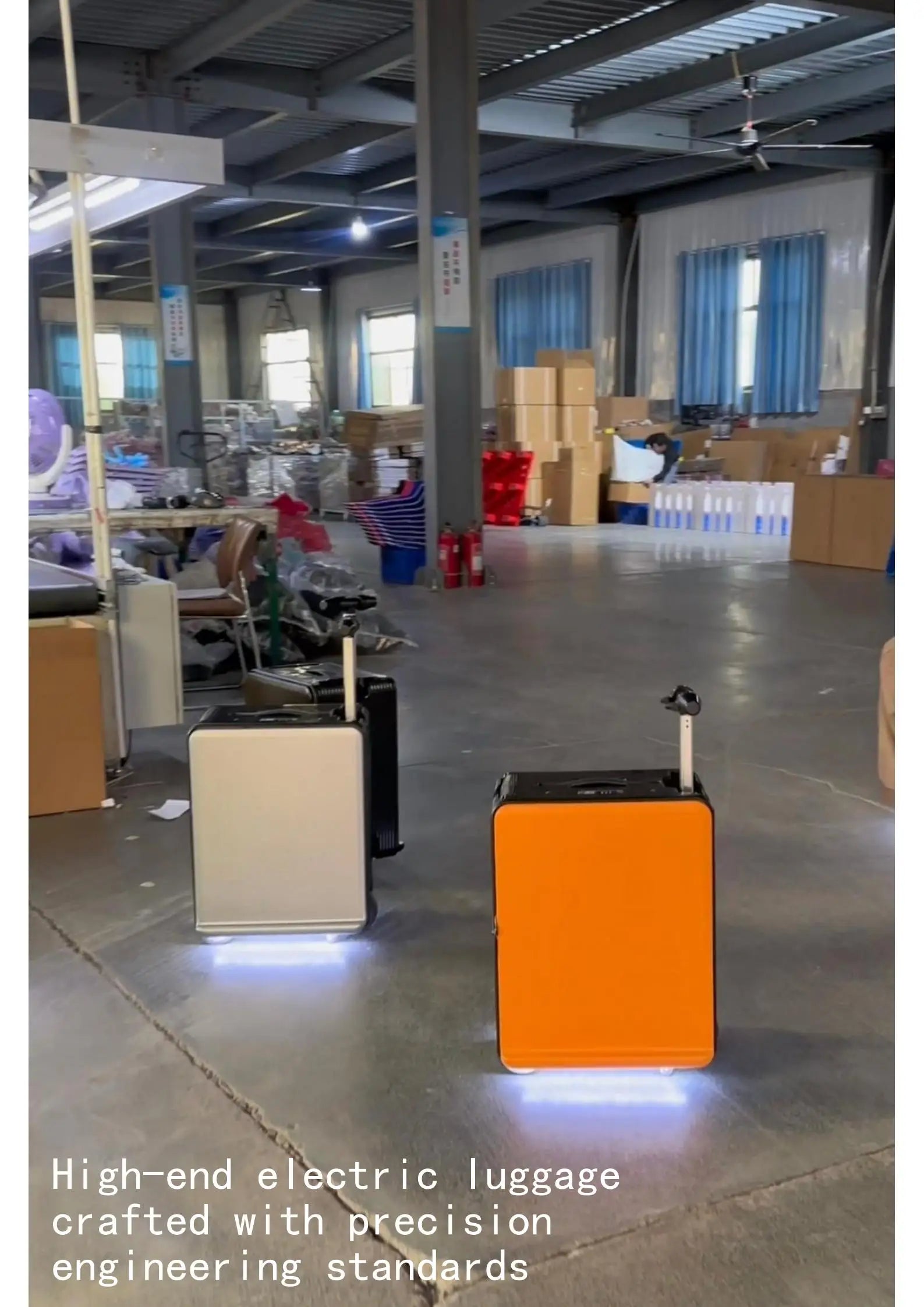 Carry-on Luggage Lightweight Rideable Electric Suitcase Multi-function Password Travel Business Trip Trolley