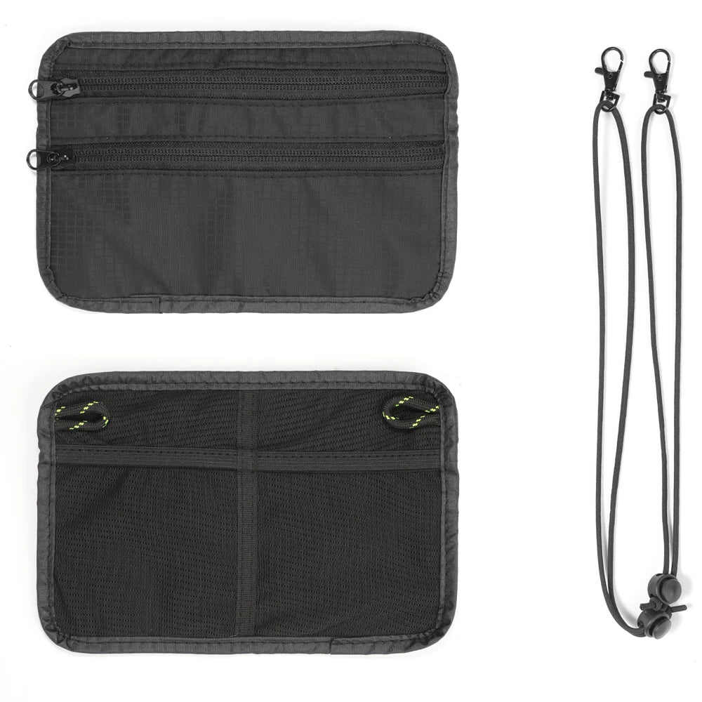 Travel RFID Wallet Passport Organizer, Lightweight Coin Purse With Adjustable Shoulder Strap For Credit Card, Cash, Cell Phone