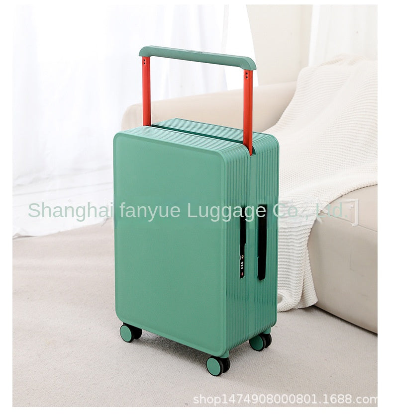 COLENARA Wide Pull Rod Luggage New Universal Wheel Travel Case Password Box 20 Inch Portable Cabin Boarding Case Pull Rod Box