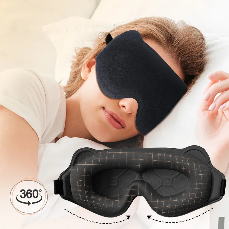 Travel 3D Sleeping Mask Eyepatch Blindfold Light Eye Mask for Sleeping Mask Slaapmasker Night Sleeping Aid Sleep Patch