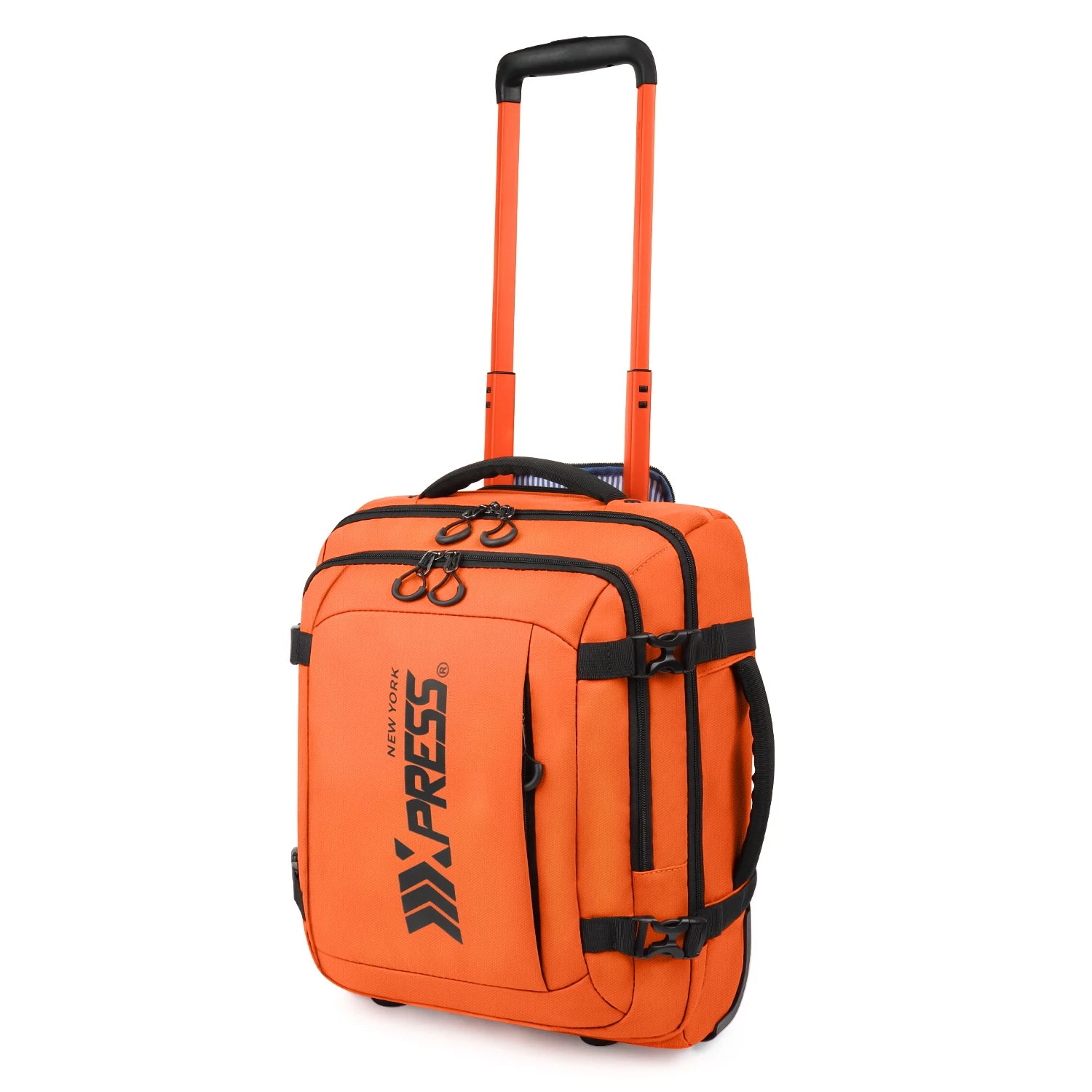 17" Carry On Luggage for Airplanes Lightweight Resistant Suitcase with Wheels for Business Trip & Short Distance Traveling