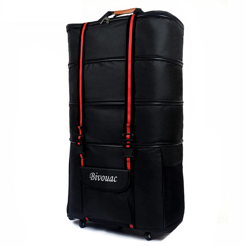 26/28/32/36 inch Extra Large Capacity Travel Bag Waterproof Oxford Cloth Foldable Luggage Bag Five wheels Travel Suitcase