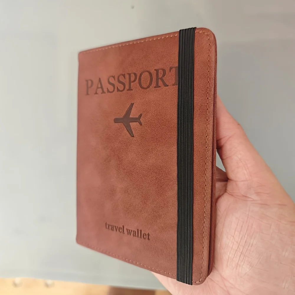 2025 Travel Passport Wallet Fashion Black Design with Multiple Card And Accessories Compartments Ideal for Business Trips And Ho